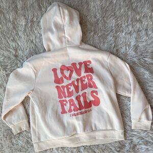 SHEIN Cream Fleece Jacket